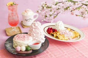 「Eggs ’n Things」桜メニュー登場へ！　お花見シーズン限定の桜パンケーキ