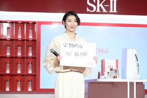 池江璃花子、「新生活に始めよう！SK‐II 肌測定イベント」に登場
