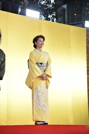 南野陽子、『映画 ネメシス 黄金螺旋の謎』ジャパンプレミア レッドカーペットに登場