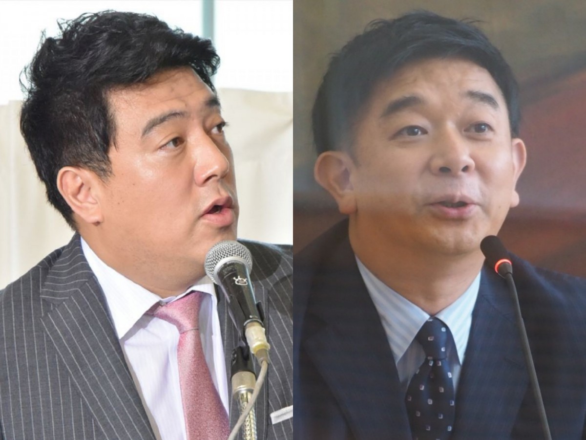 （左から）佐野瑞樹アナ、伊藤利尋アナ