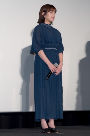 門脇麦、映画『渇水』完成披露舞台挨拶に登場