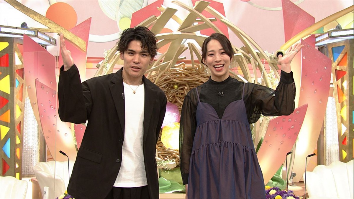 クライミングの楢崎智亜・野口啓代夫妻など一流アスリート夫婦が『新婚さん』に集合　私生活や新婚ストーリーが語られる！