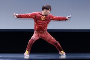 FUJIWARA・藤本敏史、映画『ザ・フラッシュ』“超速”試写会トークイベントに登場