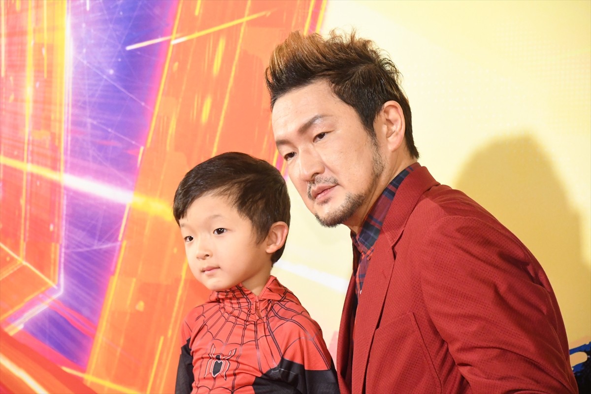 中村獅童、スパイダーマンのコスプレは今日限り!?　息子・陽喜くんの2代目襲名を宣言