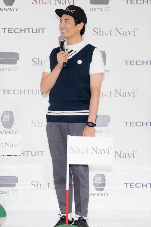どりあんず・堤太輝、「ShotNavi新製品＆新CM」記者発表会に登場
