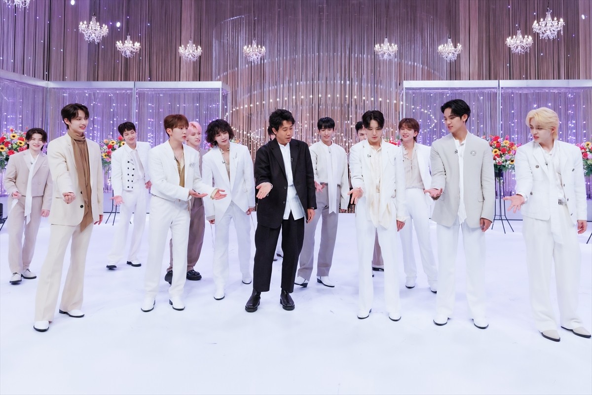 SEVENTEEN、7.27『SONGS』登場　一糸乱れぬダンスパフォーマンスに大泉洋が迫る