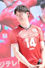 石川祐希、『FIVB パリ五輪予選／ワールドカップバレー2023』開幕50日前イベントに登場