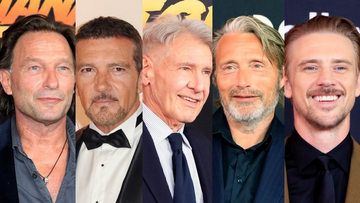 インディ・ジョーンズ ベスト Sサイズ ハリソン・フォード マッツ・ミケルセン マッツ・ミケルセン、ハリソン・フォードがインディ・ジョーンズ