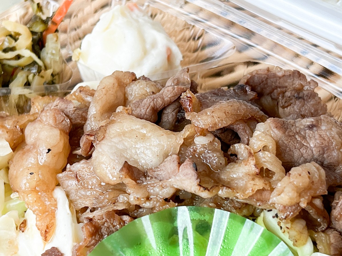 「ほっともっと」レモンビーフ弁当　取材日：20230703