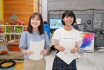 『THE TIME,』に出演する（左から）南後杏子、御手洗菜々