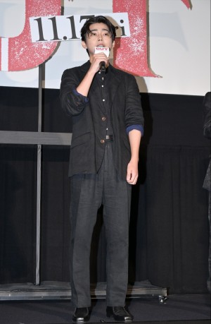 倉悠貴、映画『OUT』完成披露試写会に登場