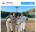 【写真】『下剋上球児』公式「この3人がいればザン高は最強です」　ニチアサヒーロー集合ショットにファン歓喜