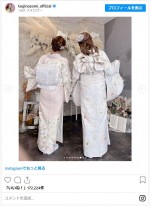 辻希美＆杉浦太陽、三男・幸空くんの七五三で家族ショット撮影 ※「辻希美」インスタグラム