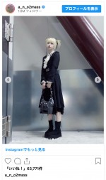 あのちゃん、金髪映えるゴスロリ風オフショットを公開　※「あの」インスタグラム