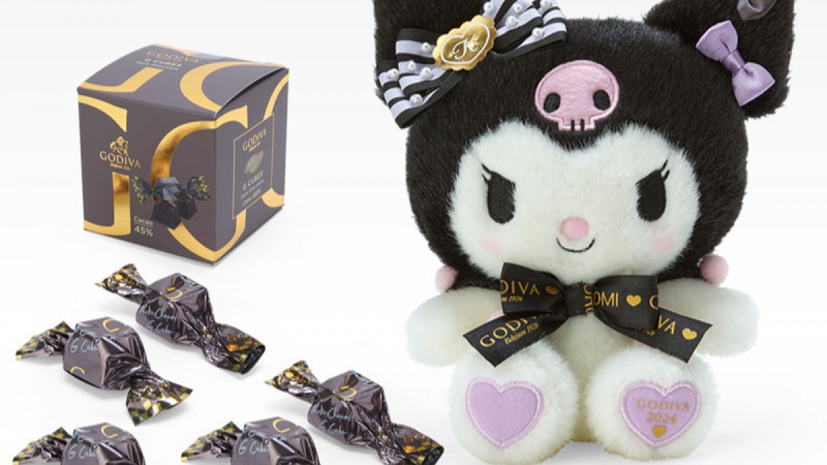 てなグッズや サンリオ×「ゴディバ」がコラボ！ チョコとぬいぐるみのセットに ストラップ