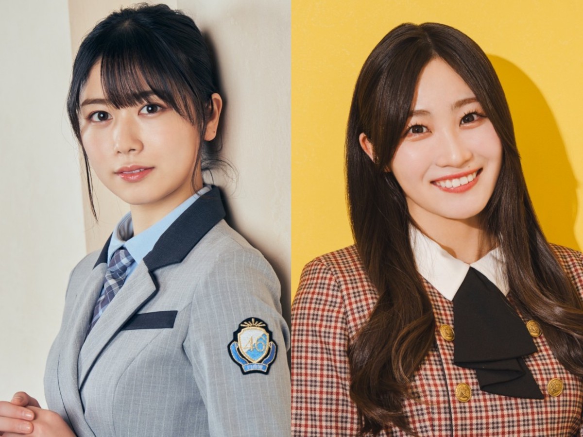 (左から)日向坂46・丹生明里、潮紗理菜