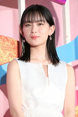 畑芽育、映画『なのに、千輝くんが甘すぎる。』完成披露試写会に登場