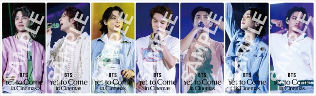 映画『BTS：Yet To Come in Cinemas』、日本限定ビジュアルの特典付き前売券発売！