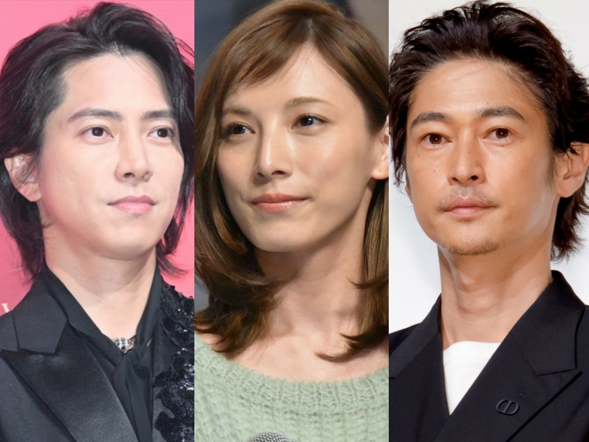 (左から)山下智久、加藤あい、窪塚洋介