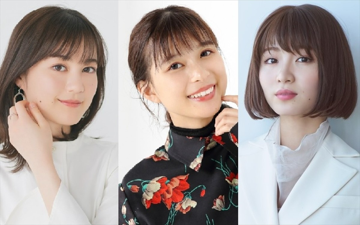 (左から)生田絵梨花、芳根京子、岡崎紗絵