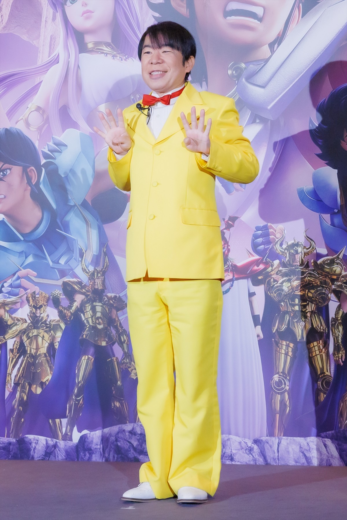 56歳・ダンディ坂野、“ゲッツ”71連発　小島よしお「マシンガンみたい」