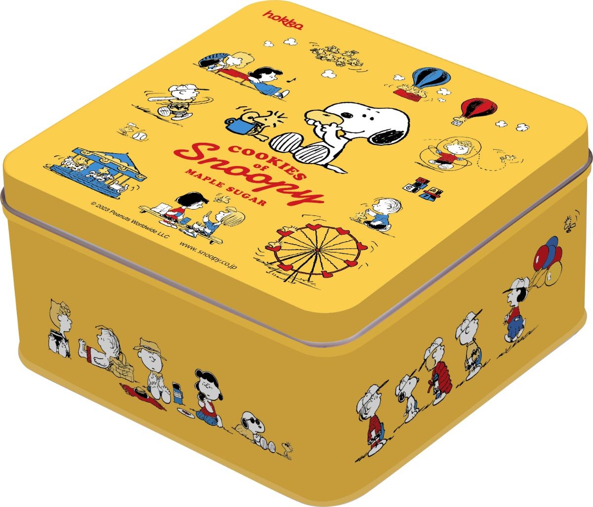 スヌーピーの「クッキー缶」登場！ 『ピーナッツ』の仲間たちをかわいくデザイン