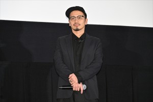 牧賢治監督、映画『Sin Clock』初日舞台挨拶に登場
