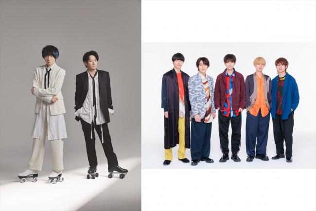 『Premium Music 2023』に出演する(左から)U&S、HiHi Jets