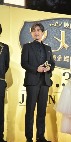 江口洋介、『映画 ネメシス 黄金螺旋の謎』ジャパンプレミア レッドカーペット＆舞台挨拶イベントに登場