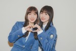 （左から）日向坂46・河田陽菜、高橋未来虹