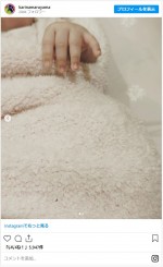 丸山桂里奈、娘の“初夜泣き”におどおど ※「丸山桂里奈」インスタグラム