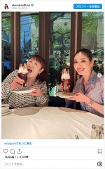 アンミカ夫婦、佐々木健介＆北斗晶夫婦とディナー ※「アンミカ」インスタグラム