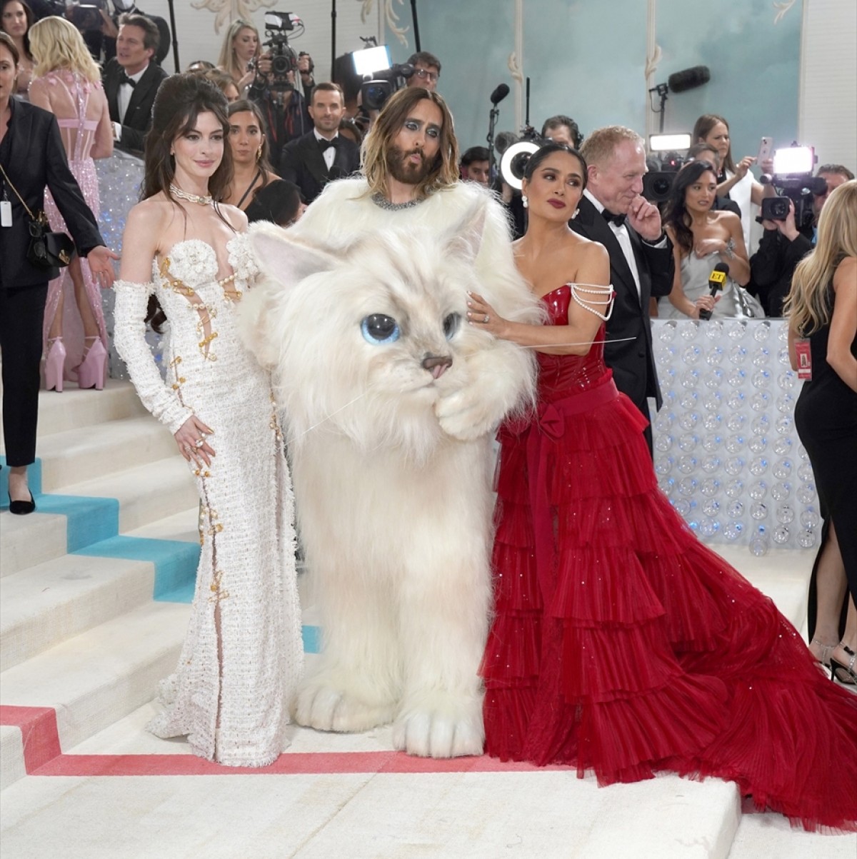え、猫！　メットガラに現れた巨大“猫ルック”に「大優勝！」「わかってる」と大反響