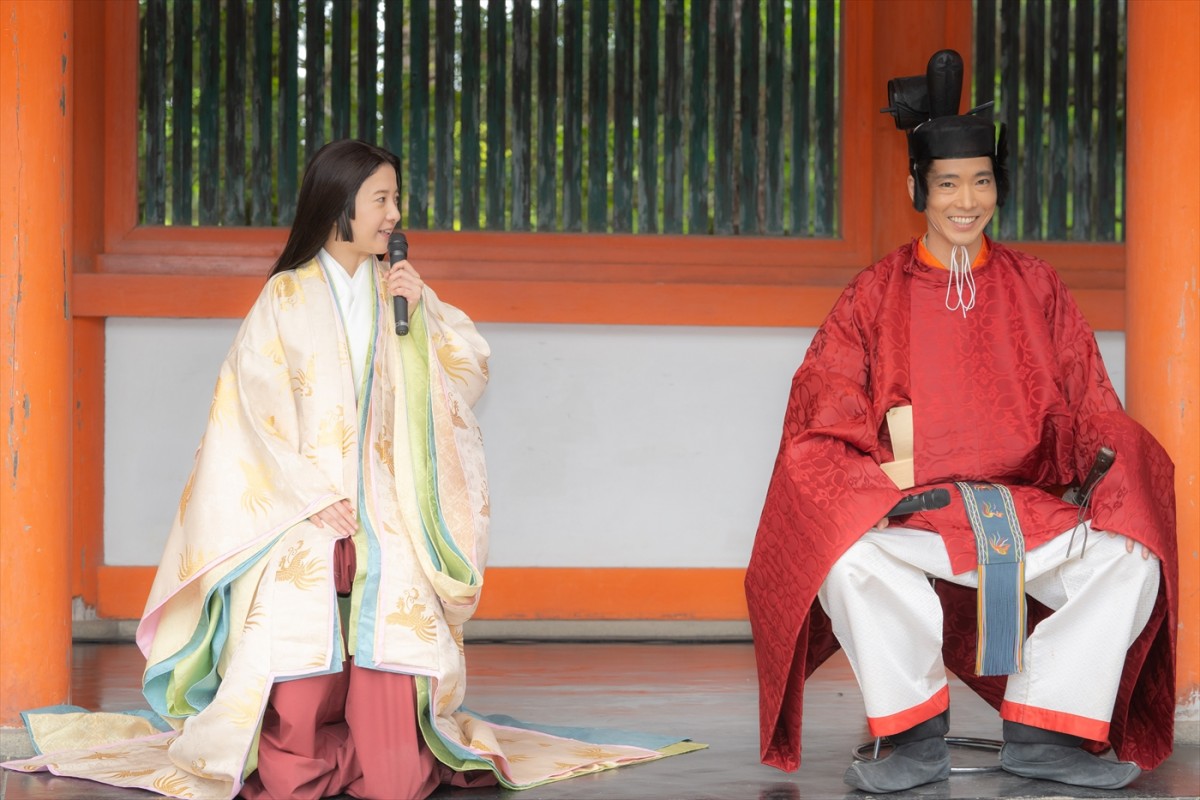 来年大河『光る君へ』がクランクイン　平安衣装に身を包んだ吉高由里子＆柄本佑お披露目