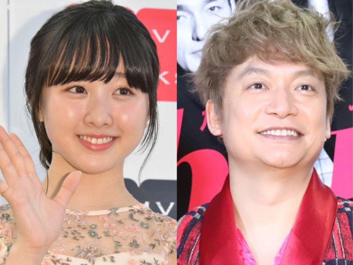 （左から）本田望結、香取慎吾