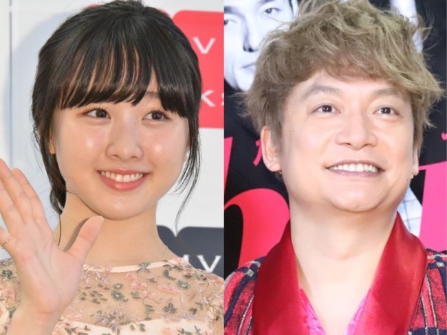 （左から）本田望結、香取慎吾