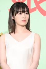 森七菜、映画『銀河鉄道の父』初日舞台挨拶に登場