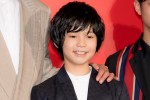 柊木陽太、映画『怪物』完成披露試写会に登場