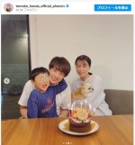 本田朋子アナ、夫・五十嵐圭選手へ“誕生日サプライズ” ※「本田朋子」インスタグラム