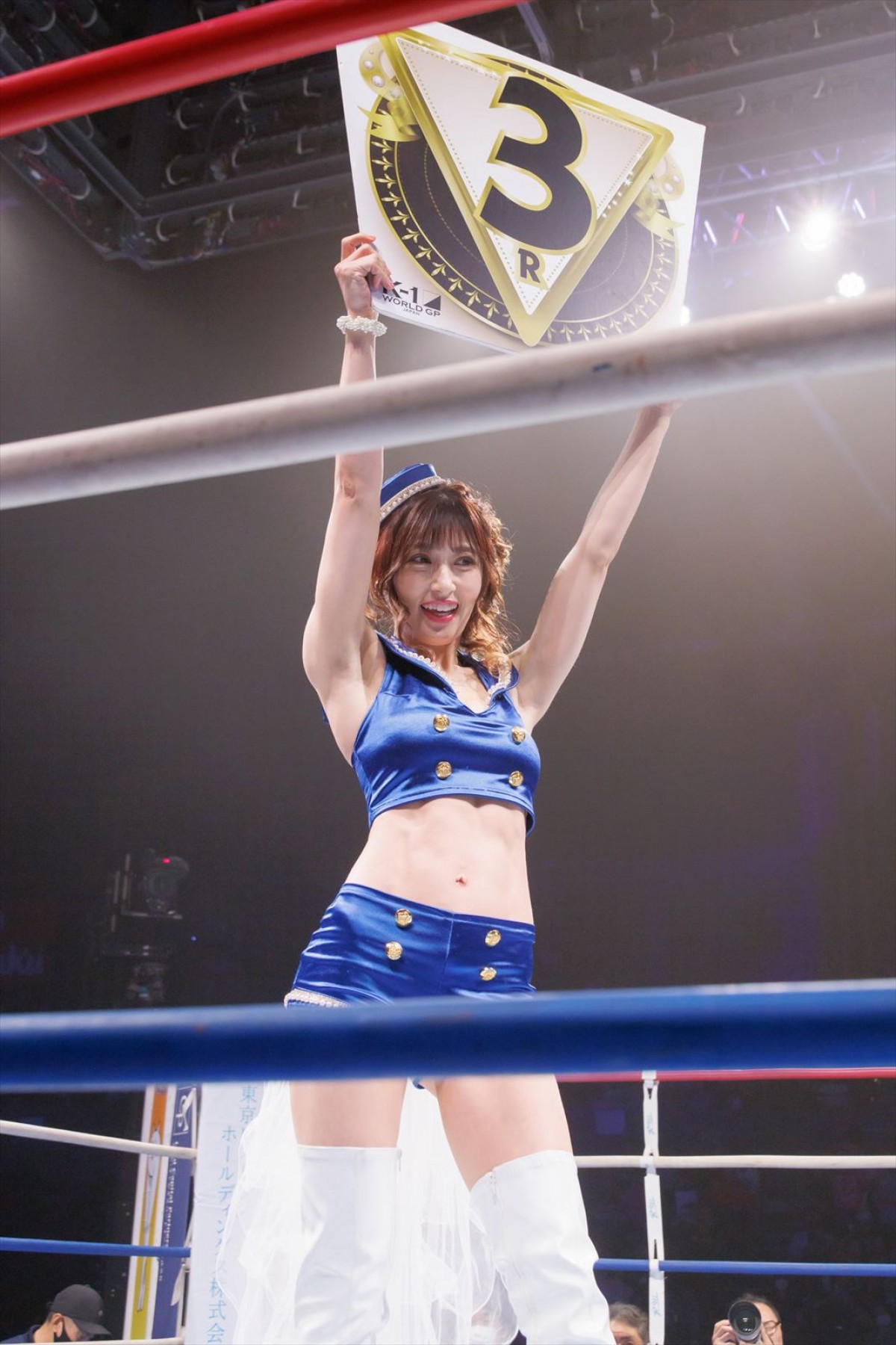 熊田曜子、2年ぶり2度目の『K-1』SPラウンドガール「よりK-1愛が深くなった」