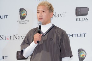 ライセンス・井本貴史、「ShotNavi新製品＆新CM」記者発表会に登場