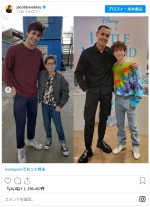 『リトル・マーメイド』の撮影裏、以前vs今　※「ジェイコブ・トンブレイ」インスタグラム