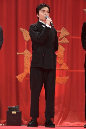 岡山天音、映画『キングダム 運命の炎』ワールドプレミアに登場