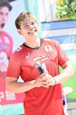 西田有志、『FIVB パリ五輪予選／ワールドカップバレー2023』開幕50日前イベントに登場