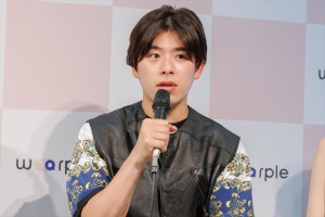 なこなこカップル・こーくん、「warple（ワープル）」記者発表会に登場