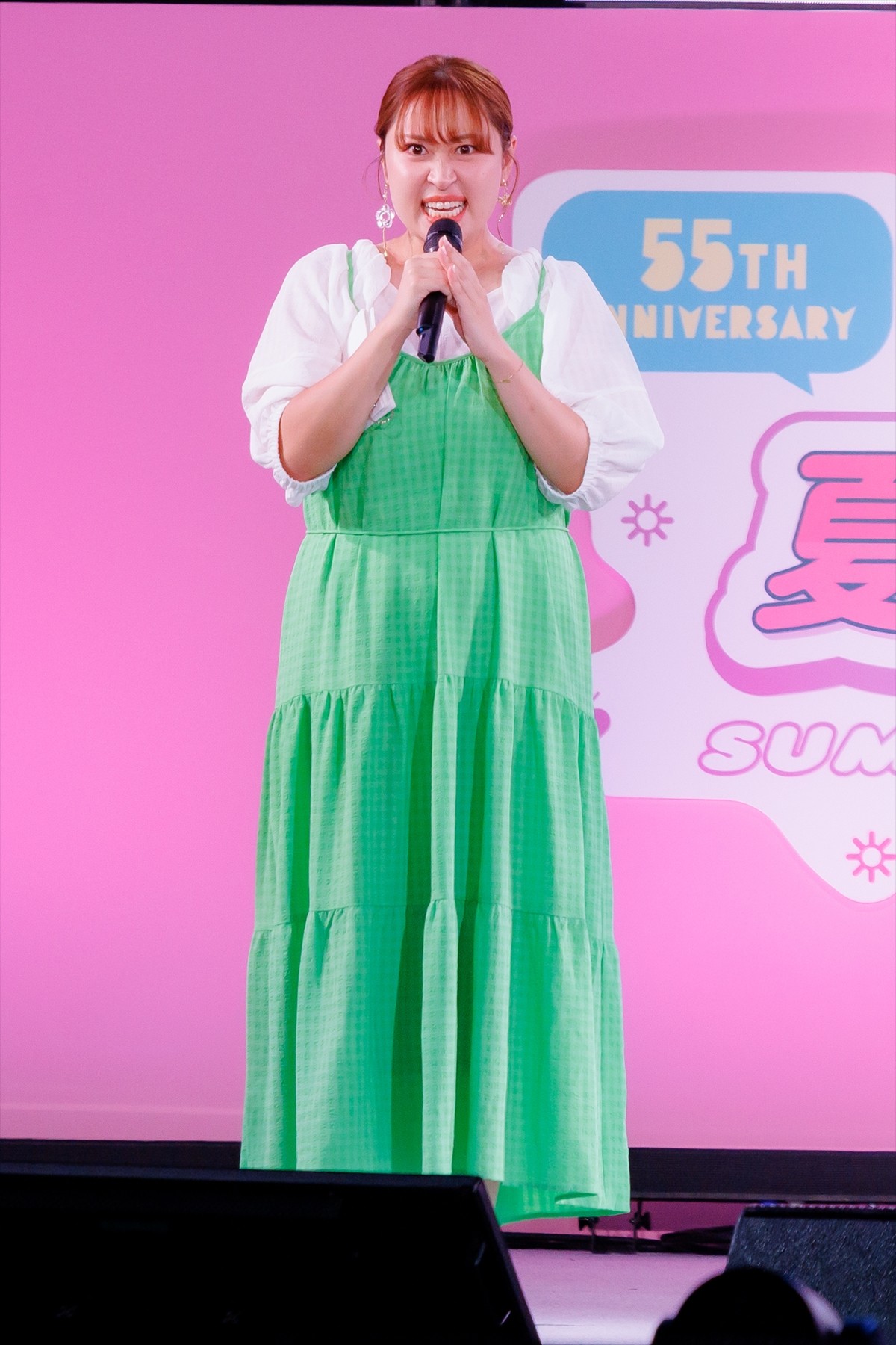 乃木坂46・久保史緒里＆日向坂46・小坂菜緒がランウェイに登場「最高の夏の思い出を作りたい」