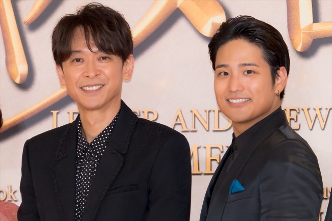 坂本昌行&桐山照史、ブロードウェイミュージカル『キャメロット』製作発表記者会見に登場