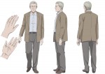 テレビアニメ『ミギとダリ』キャラクター設定画：園山修（CV：松山鷹志）