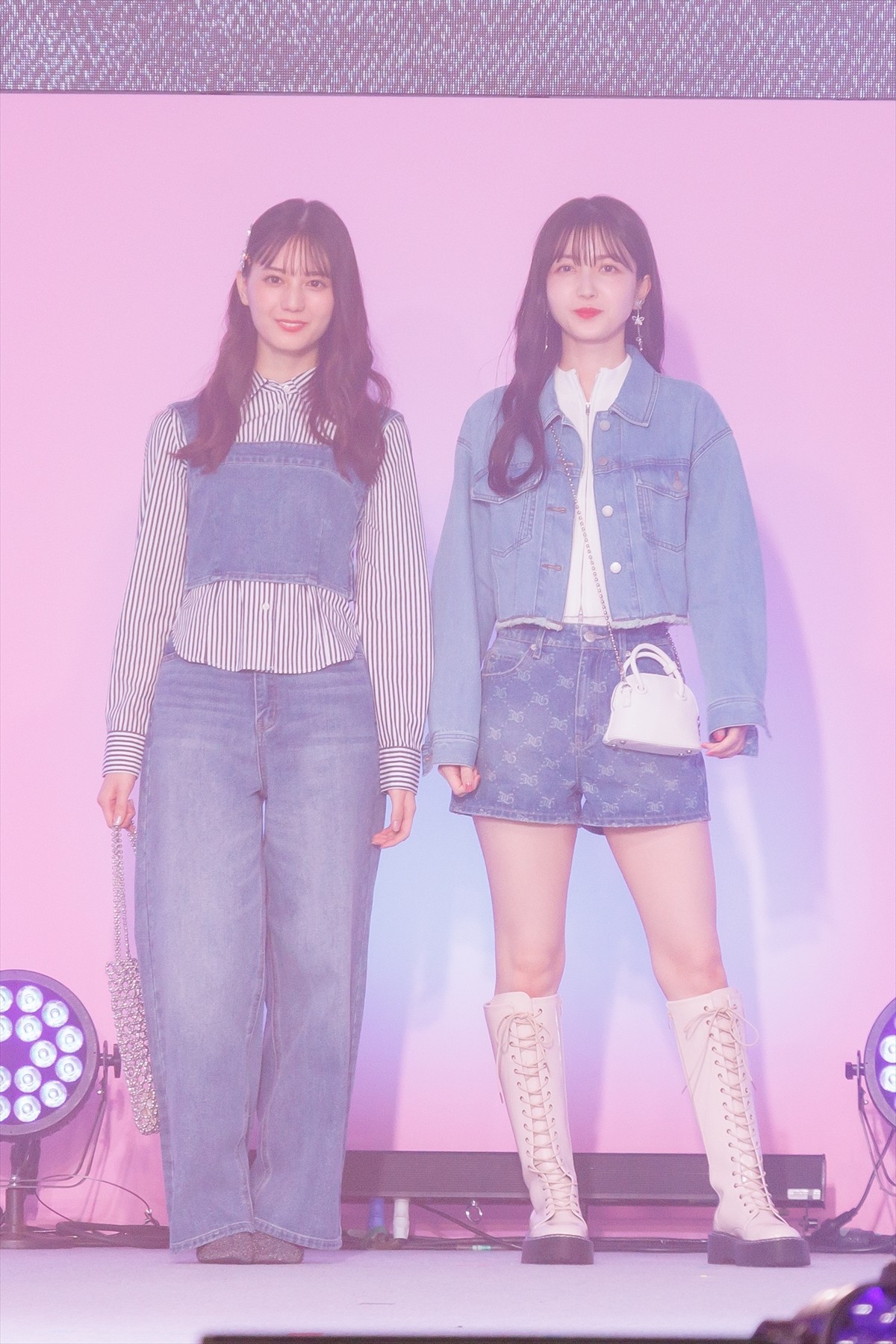 乃木坂46・久保史緒里＆日向坂46・小坂菜緒がランウェイに登場「最高の夏の思い出を作りたい」