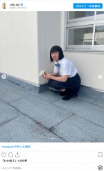 ハナコ・秋山、“女子高生ルック”の格好に絶賛の声あつまる　※「岡部大（ハナコ）インスタグラム」